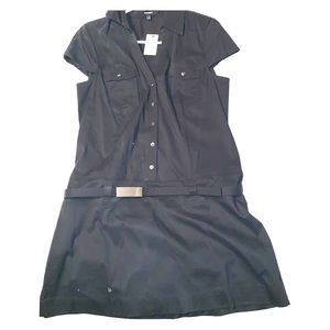 Button top mini dress
